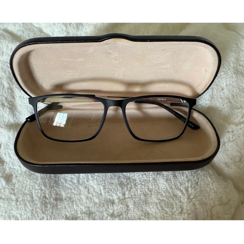 Zepplin Lite‎ Tec II Black 1.0 Reading Glasses Lightweight Thin Profile Matte